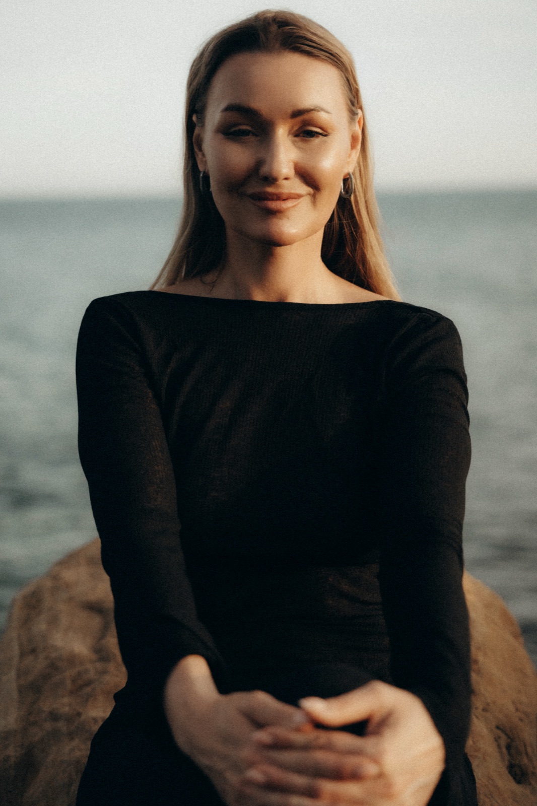 Евгения Гречина у моря